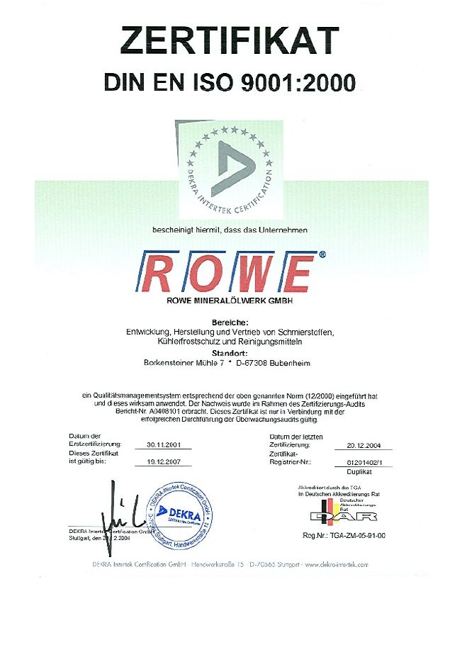 Kvalita a certifikáty - Fina Oleje