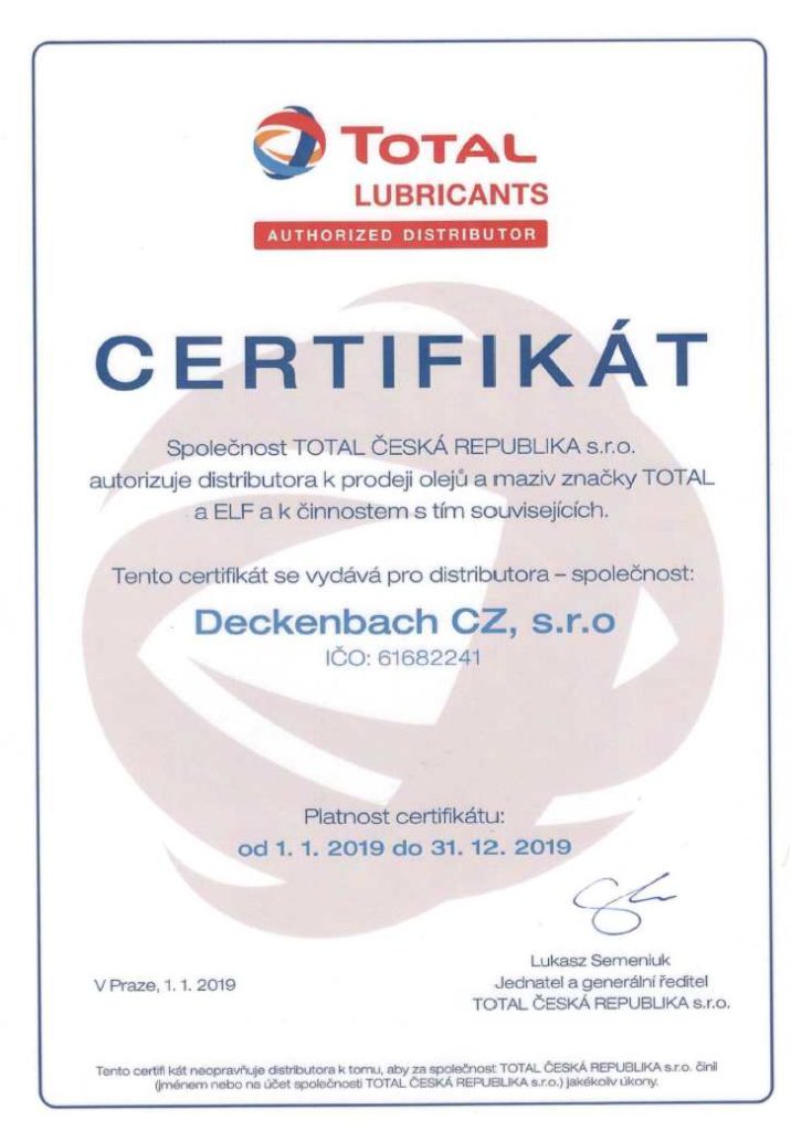 Kvalita a certifikáty - Fina Oleje